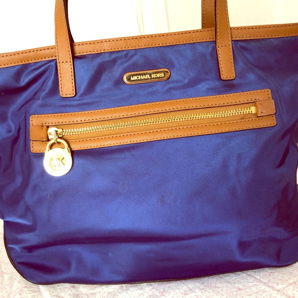 Blue Michael Kors Handbag